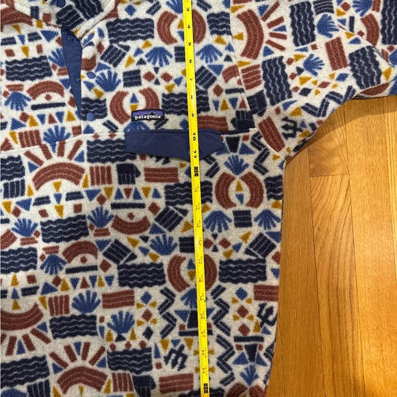 Patagonia “Protected Peaks” Synchilla Snap-T print fleece  Men's small - Picture 4 of 5